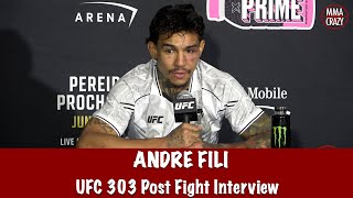 Andre Fili on controversial split decision win over ‘Legend’ Cub Swanson at UFC 303 [upl. by Walcott926]