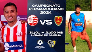 NÁUTICO X PETROLINA  CAMPEONATO PERNAMBUCANO  JOGO COMPLETO [upl. by Alvan]