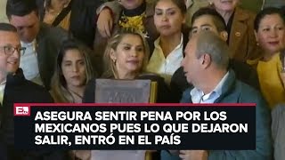 Áñez celebra el regreso de la Biblia al Palacio de Gobierno de Bolivia [upl. by Galanti]