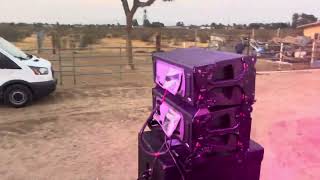 Dos eventos en el desierto Hesperia California con Yamaha DM3 [upl. by Otrebcire]