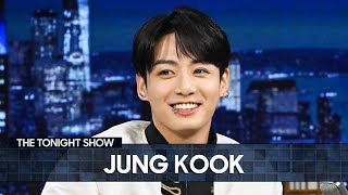 BTS Jung Kook Talks New Single Going Platinum and Teaches Jimmy His quotStanding Next to Youquot Dance [upl. by Hoffman]