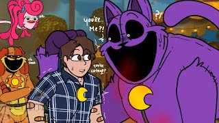 Catnap But He Meet His Human Past Self   Poppy Playtime Chap 3 AU  SILLY ANIMATIONS [upl. by Rockwood]