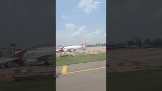 Lineup of planes at Colombo Airport  Amazing View From Flight [upl. by Beshore]