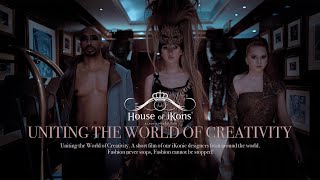 House of iKons Fashion Week London February 2021 Fashion LondonFashionWeek2021 Model  Creativity [upl. by Nelo]