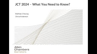 JCT 2024 – 10 Key Changes in the New Suite of Contracts [upl. by Eldred]