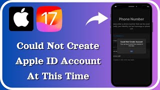 Fixed ‘Could Not Create Account Your Account Cannot Be Created At This Time’ in iPhoneiPad [upl. by Sabec667]