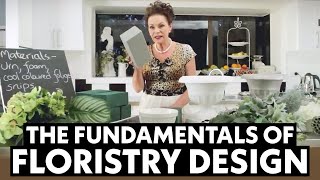 The Fundamentals of Floristry Design Tutorial [upl. by Sacks]