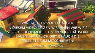 Vogelhaus selber bauen  basteln mit Kindern  DIY [upl. by Epolenep35]