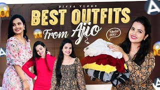 Ajio Maxi dress Haul  Vacation DressesOutfits Under 600rs  How to Apply Ajio coupon  Divya Vlogs [upl. by Htyderem]