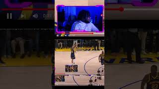 Lakers Fan Reacts To LeBron James hits game winning free throws after Steph Curry clutch 3 shorts [upl. by Llenra180]