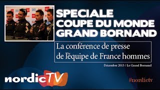 Grand Bornand  la conférence de presse des biathlètes français Nordic TV [upl. by Nathanial]