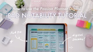 How to Use Your Digital Planner on Notability  iPad Version [upl. by Aubree662]