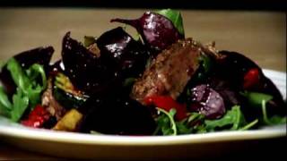 Beetroot amp rump steak salad recipe from Waitrose [upl. by Higinbotham803]