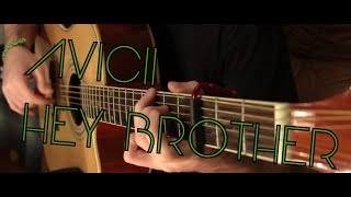 Avicii  Hey Brother fingerstyle guitar cover by Peter Gergely WITH TABS [upl. by Niad545]