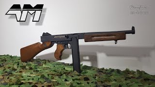 CYBERGUN WE THOMPSON M1A1 GBB  Airsoft Unboxing  Review  Call Of Duty WW2 [upl. by Aehsan369]