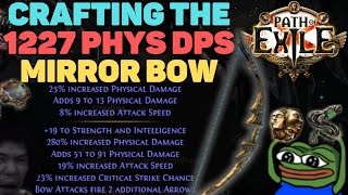 How We Crafted the 1 Physical Bow in Ancestors League Path of Exile 322 [upl. by Eniluj814]