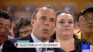 GE2017 Dominic Raab caught in a lie over the reasons why the poor use food banks [upl. by Candida]