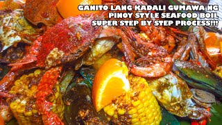 How To Cook Seafood Boil Filipino Style [upl. by Wales478]