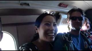 Mandy Watanabe  Tandem Skydiving at Skydive Elsinore [upl. by Hgieleak]