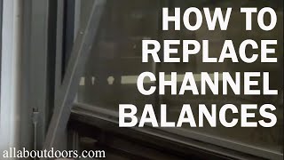 How to Replace the Channel Balance in a Window [upl. by Enialedam16]