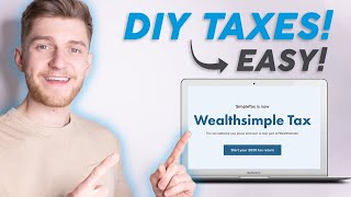 Wealthsimple Tax 2021 Review and Walkthrough DIY Taxes [upl. by Malim]