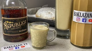 VAJEČNÝ LIKÉR Z RUMU 🥚🥃  RÝCHLY RECEPT NA RUMOVÝ VAJEČŇÁK prevarený [upl. by Prestige356]