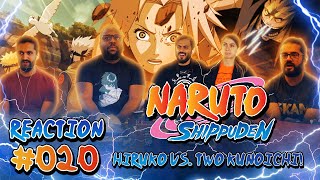 Hiruko vs Two Kunoichi Naruto Shippuden  Episode 20  Group Reaction [upl. by Marr]