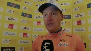 Dorian Godon  Interview à larrivée  Etape 5  Tour de Romandie 2024 [upl. by Blair37]