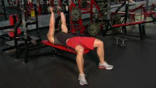 How to Do Flat Bench Dumbbell Flys [upl. by Fidelio]