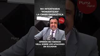 No intentemos romantizar la crisis energética  Fabricio Vela [upl. by Alecram]