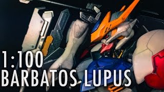 1100 Full Mechanics Gundam Barbatos Lupus MSG IRON BLOODED ORPHANS  REVIEW [upl. by Alejandro874]