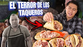 El RETO de CARNITAS el quotGÜEROquot 🌮  Tacos GIGANTES de Medio Kilo 🇲🇽🔥 [upl. by Atiuqin]