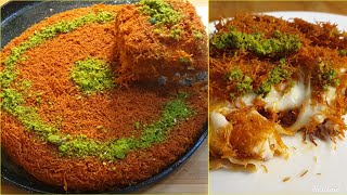 Kunafa Without Oven ❤️  Creamy Kunafa  Famous Arabian Dessert ♥️ [upl. by Dorie]