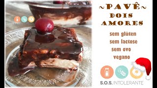 Pavê Dois Amores creme preto e branco SEM GLÚTEN e VEGANO [upl. by Trillbee]