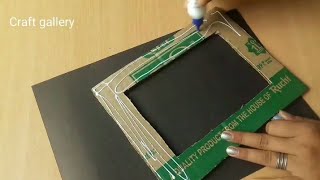 4 Photo Frame Diy Ideas  Handmade Picture Frame Making At Home [upl. by Ylrae]