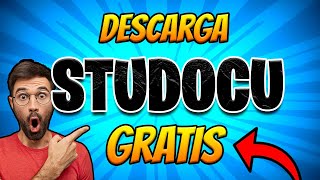 Cómo descargar archivos documentos y libros de STUDOCU 2024  Tutorial gratis [upl. by Nodroj958]