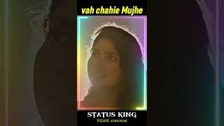 vah chahie Mujhe sad WhatsApp status bollywood sanjayduttz moviedialogues sad shorts shorts [upl. by Daisy]