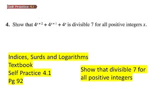 Indices Surds and Logarithms self practice 41 Q4 add maths form 4 latih diri 41 tingkatan 4 [upl. by Monika378]