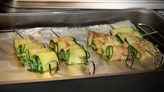 Gerookte courgette rolletjes recept [upl. by Kala]