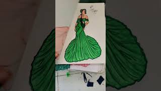 modamoda diseñodemodas art designo dibujo drawing artandcraft arte moda hola [upl. by Eedeed]