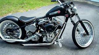 Rays Harley Shovelhead Bobber [upl. by Pliam]