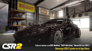 【CSR2】KRC Modified quotSE 3P Wide Bodyquot RX8 gold 9816 WR launch manual shift amp tune [upl. by Yleik]