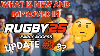 Rugby 25  Thoughts and Patch Notes from Update 3 [upl. by Schlessel]