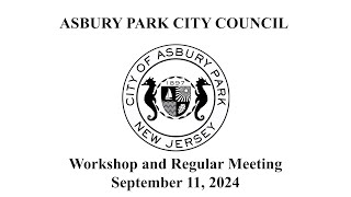 Asbury Park City Council Meeting  September 11 2024 [upl. by Christmas]