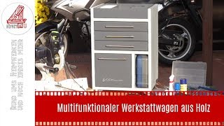 Multifunktionaler Werkstattwagen aus Holz [upl. by Barna]