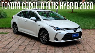 Avaliação Toyota Corolla Altis Hybrid 2020 [upl. by Adnilg]