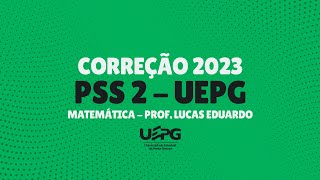 PSS 2 UEPG  Matemática 2023 Permutação [upl. by Musser]