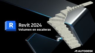 REVIT 2024 VOLUMEN EN ESCALERAS STAIRS [upl. by Ahsel136]