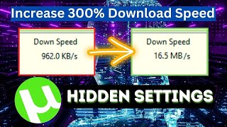 How To Speed Up uTorrent Download  Boost Download Speed 300 More [upl. by Partan]