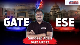 GATE vs ESE  Difference between GATE and ESE Syllabus Salary Exam Pattern  Sandeep Adari [upl. by Aliekat624]